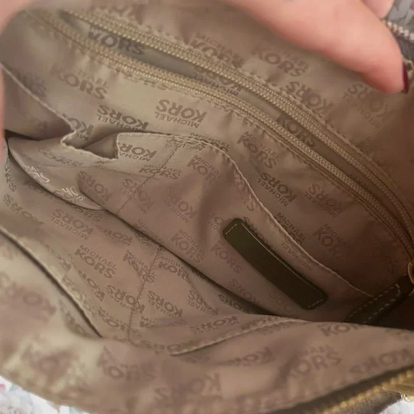 Michael Kors Suede Studded Fringe Shoulder Bag - Picture 4 of 4